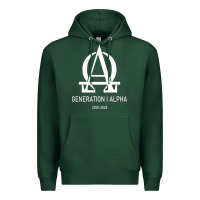 Sports Green generation alpha Premium Hoodie - artisFamous