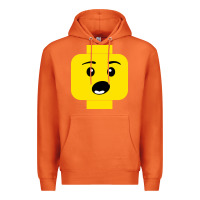 Carrot surprised expression lego head Premium Hoodie - artisFamous