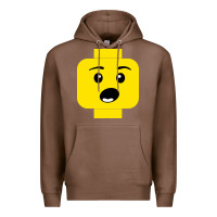 Chestnut surprised expression lego head Premium Hoodie - artisFamous