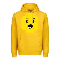 Lemon surprised expression lego head Premium Hoodie - artisFamous