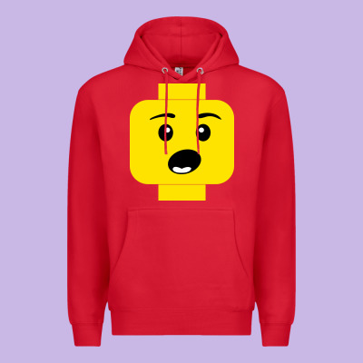 Surprised Expression Lego Head Premium Hoodie Designed By Artisfamous