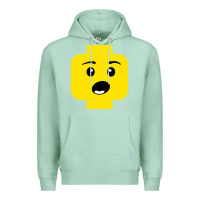 Seafoam surprised expression lego head Premium Hoodie - artisFamous
