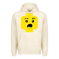 Tofu surprised expression lego head Premium Hoodie - artisFamous