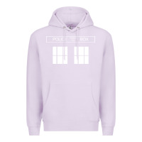 Lilac the blue box t shirt doctor doc dalek bbc bow tie tv tenth eleventh wh Premium Hoodie - artisFamous