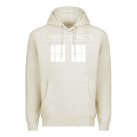 Oatmeal Heather the blue box t shirt doctor doc dalek bbc bow tie tv tenth eleventh wh Premium Hoodie - artisFamous