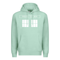 Seafoam the blue box t shirt doctor doc dalek bbc bow tie tv tenth eleventh wh Premium Hoodie - artisFamous