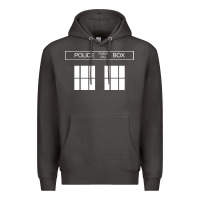 Smoke the blue box t shirt doctor doc dalek bbc bow tie tv tenth eleventh wh Premium Hoodie - artisFamous