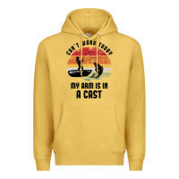 Antique Gold dad fishing Premium Hoodie - artisFamous