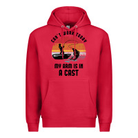 Cardinal dad fishing Premium Hoodie - artisFamous