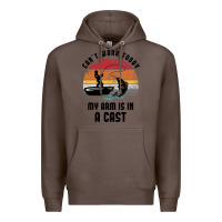 Coffee dad fishing Premium Hoodie - artisFamous