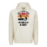 Oatmeal Heather dad fishing Premium Hoodie - artisFamous