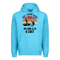 Ocean Blue dad fishing Premium Hoodie - artisFamous