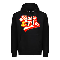 Black made in the 70s retro Premium Hoodie - artisFamous