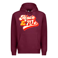 Burgundy made in the 70s retro Premium Hoodie - artisFamous