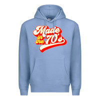 Colony Blue made in the 70s retro Premium Hoodie - artisFamous