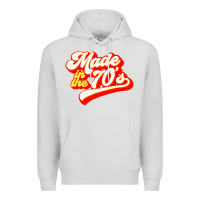 Dove Grey made in the 70s retro Premium Hoodie - artisFamous