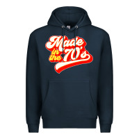 Navy made in the 70s retro Premium Hoodie - artisFamous