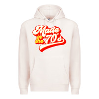 Pale Pink made in the 70s retro Premium Hoodie - artisFamous