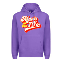 Purple made in the 70s retro Premium Hoodie - artisFamous
