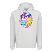 Dove Grey mr funny sparkles Premium Hoodie - artisFamous