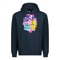 Navy mr funny sparkles Premium Hoodie - artisFamous