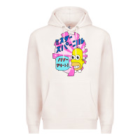 Pale Pink mr funny sparkles Premium Hoodie - artisFamous