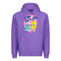 Purple mr funny sparkles Premium Hoodie - artisFamous