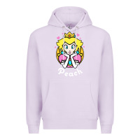 Lilac peach graphic Premium Hoodie - artisFamous