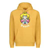 Mustard peach graphic Premium Hoodie - artisFamous