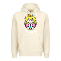 Sandshell peach graphic Premium Hoodie - artisFamous
