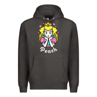 Smoke peach graphic Premium Hoodie - artisFamous