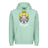 Seafoam peach graphic Premium Hoodie - artisFamous