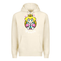Tofu peach graphic Premium Hoodie - artisFamous