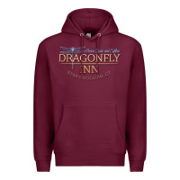 Burgundy dragonfly inn Premium Hoodie - artisFamous