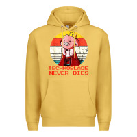 Antique Gold retro style technoblade merch cosplay Premium Hoodie - artisFamous