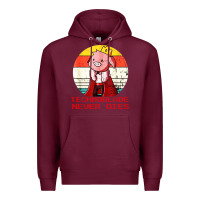 Burgundy retro style technoblade merch cosplay Premium Hoodie - artisFamous