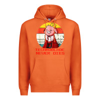 Carrot retro style technoblade merch cosplay Premium Hoodie - artisFamous