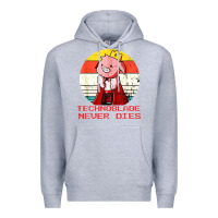 Heather Grey retro style technoblade merch cosplay Premium Hoodie - artisFamous