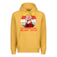 Mustard retro style technoblade merch cosplay Premium Hoodie - artisFamous