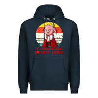 Navy retro style technoblade merch cosplay Premium Hoodie - artisFamous