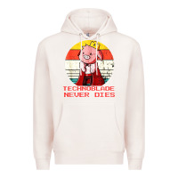Pale Pink retro style technoblade merch cosplay Premium Hoodie - artisFamous