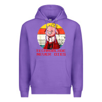 Purple retro style technoblade merch cosplay Premium Hoodie - artisFamous