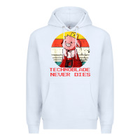 White retro style technoblade merch cosplay Premium Hoodie - artisFamous