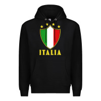 Black italia   italia Premium Hoodie - artisFamous