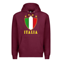 Burgundy italia   italia Premium Hoodie - artisFamous