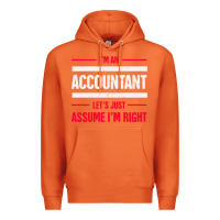 Carrot funny accounting design   gift for accountants Premium Hoodie - artisFamous
