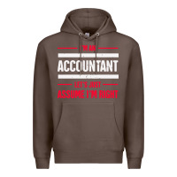 Coffee funny accounting design   gift for accountants Premium Hoodie - artisFamous