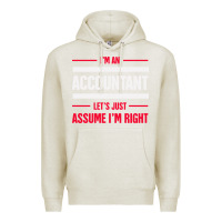 Oatmeal Heather funny accounting design   gift for accountants Premium Hoodie - artisFamous