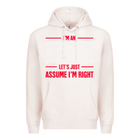 Pale Pink funny accounting design   gift for accountants Premium Hoodie - artisFamous