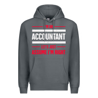Rock funny accounting design   gift for accountants Premium Hoodie - artisFamous